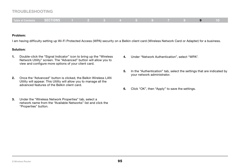 Belkin PM01110-A User Manual | Page 97 / 105