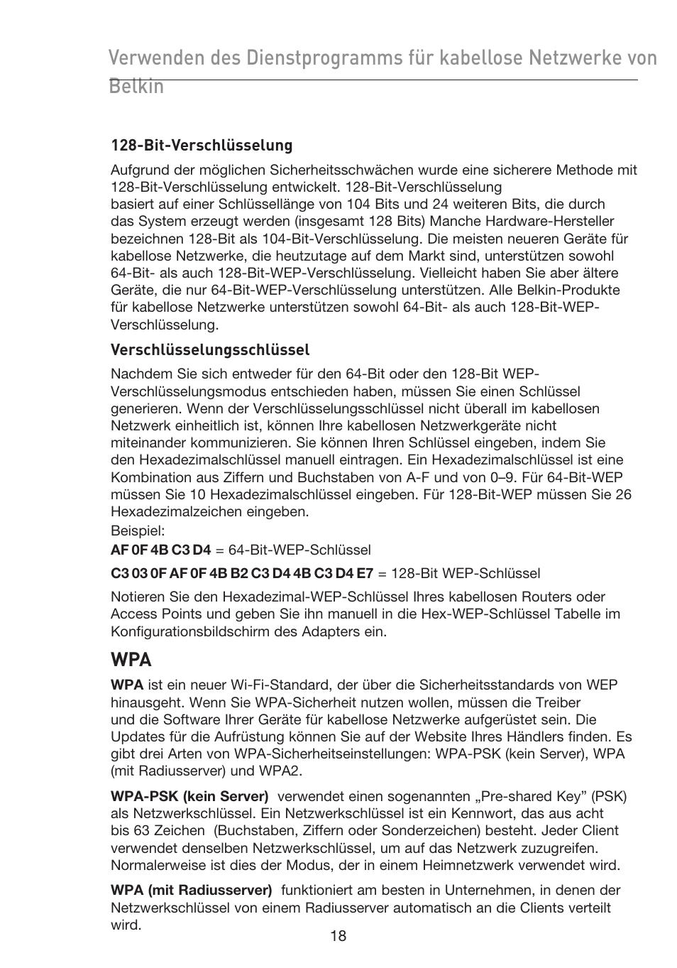 Belkin F5D9050UK User Manual | Page 104 / 251