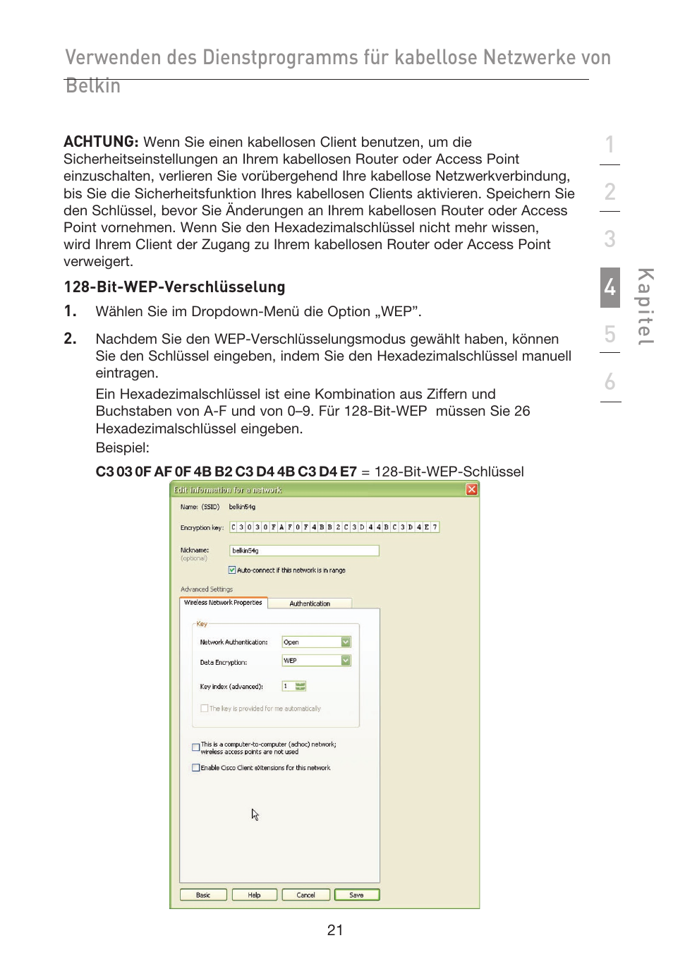 Kap ite l | Belkin F5D9050UK User Manual | Page 107 / 251