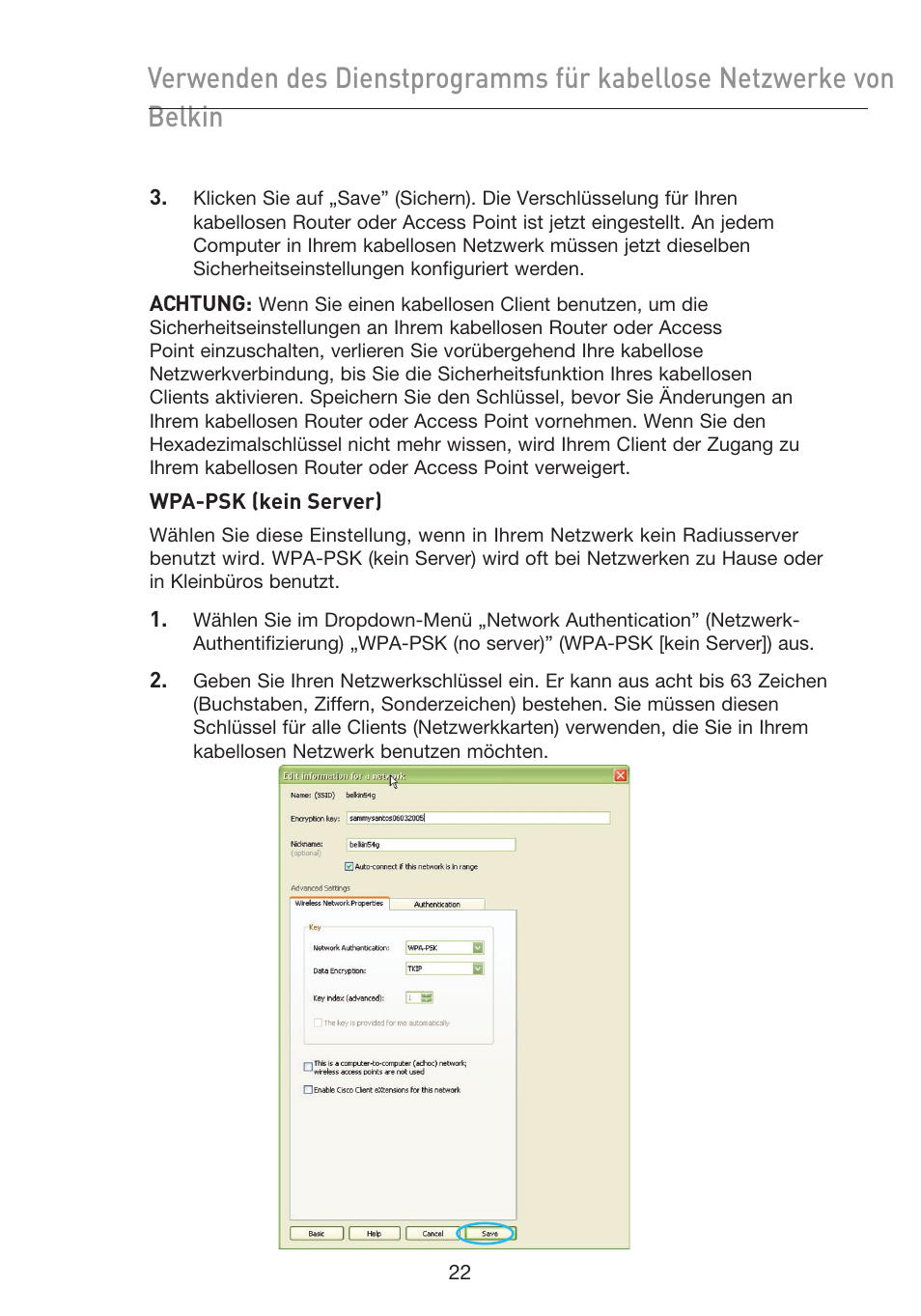 Belkin F5D9050UK User Manual | Page 108 / 251