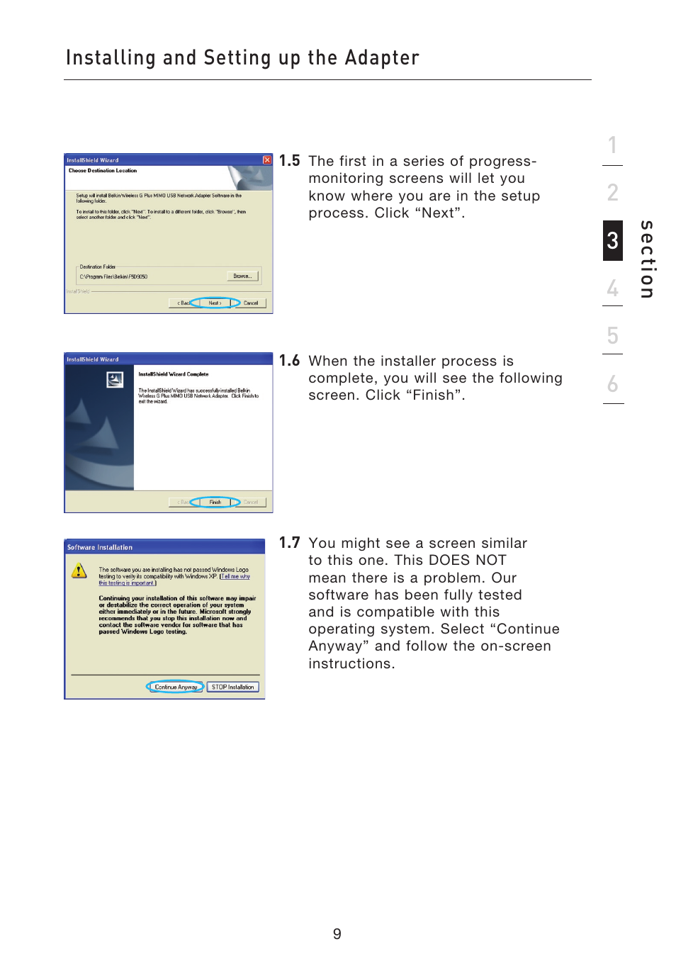 Belkin F5D9050UK User Manual | Page 11 / 251