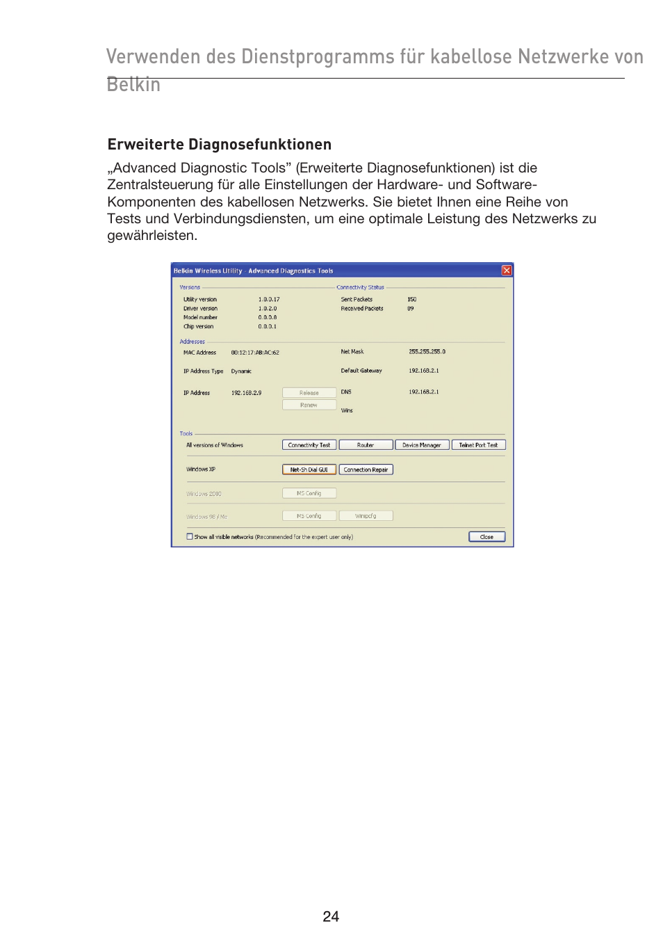 Belkin F5D9050UK User Manual | Page 110 / 251