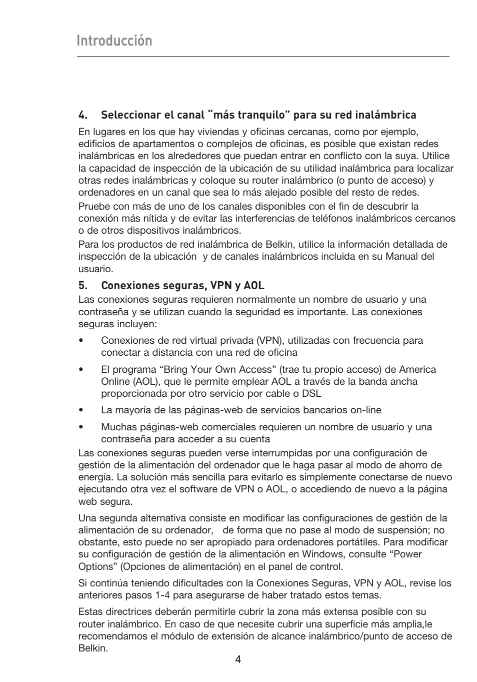 Introducción | Belkin F5D9050UK User Manual | Page 173 / 251