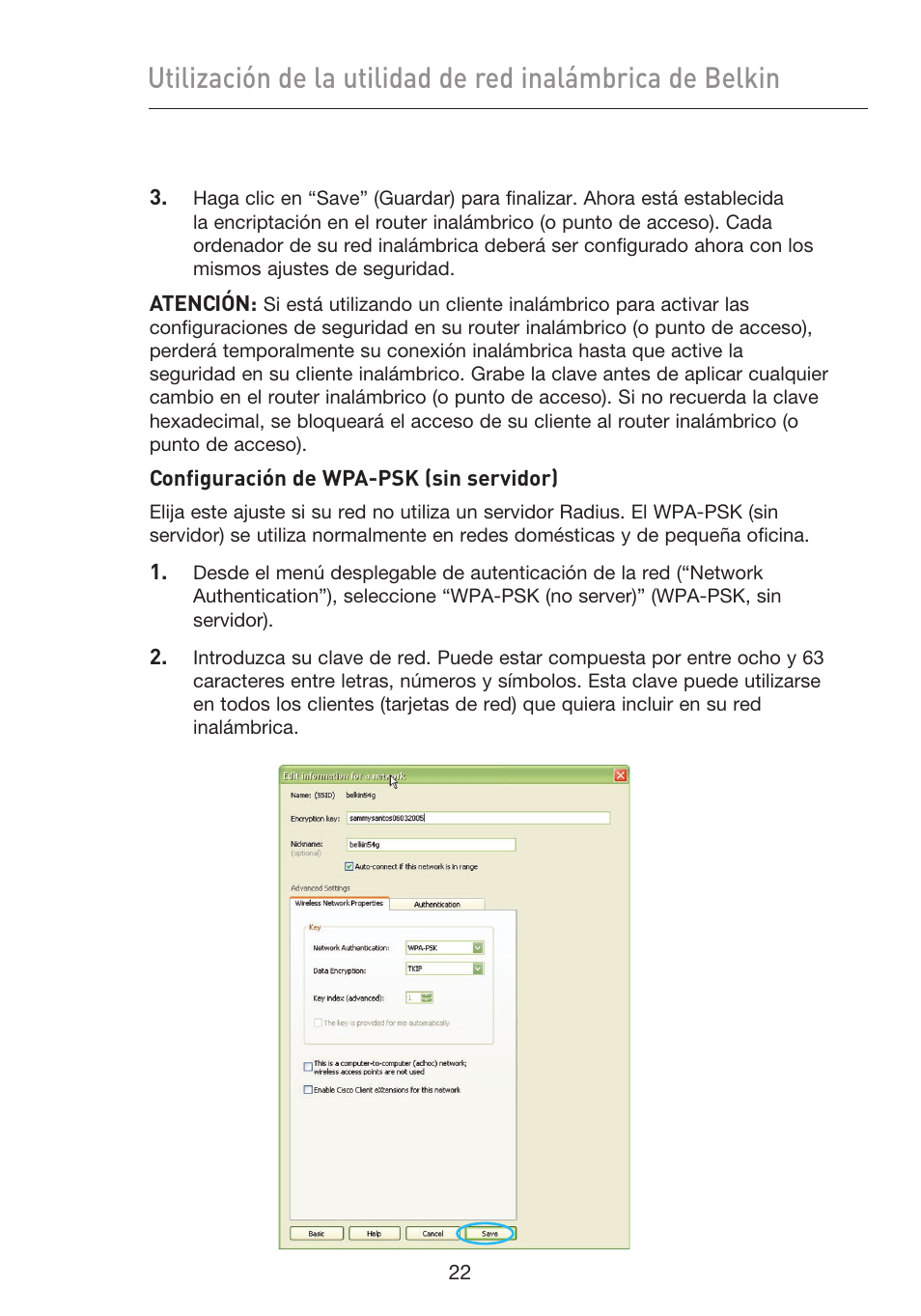 Belkin F5D9050UK User Manual | Page 191 / 251