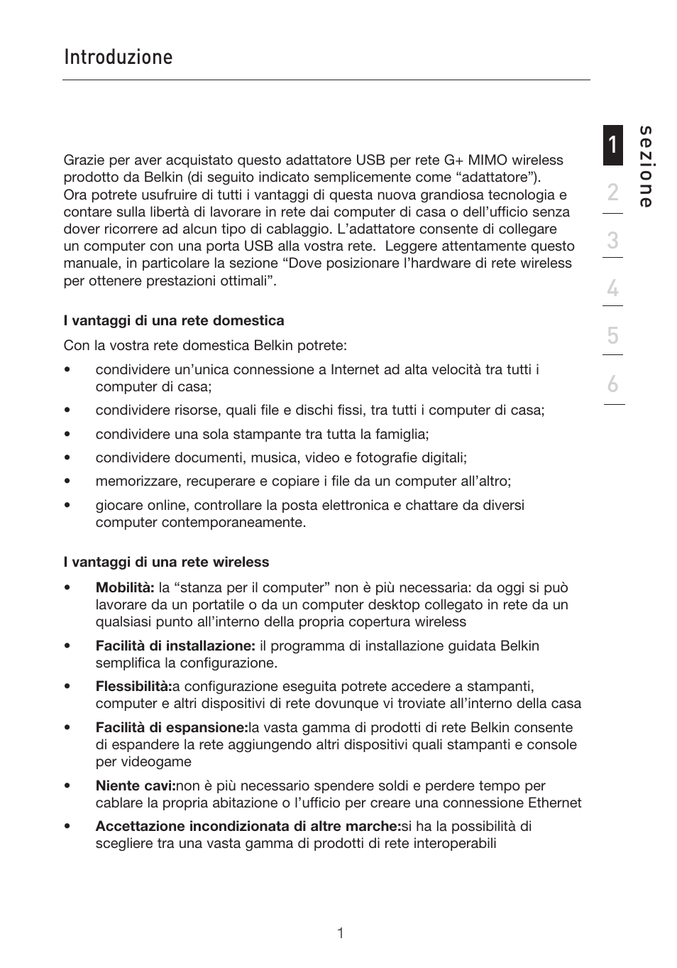 Introduzione se zio n e | Belkin F5D9050UK User Manual | Page 212 / 251