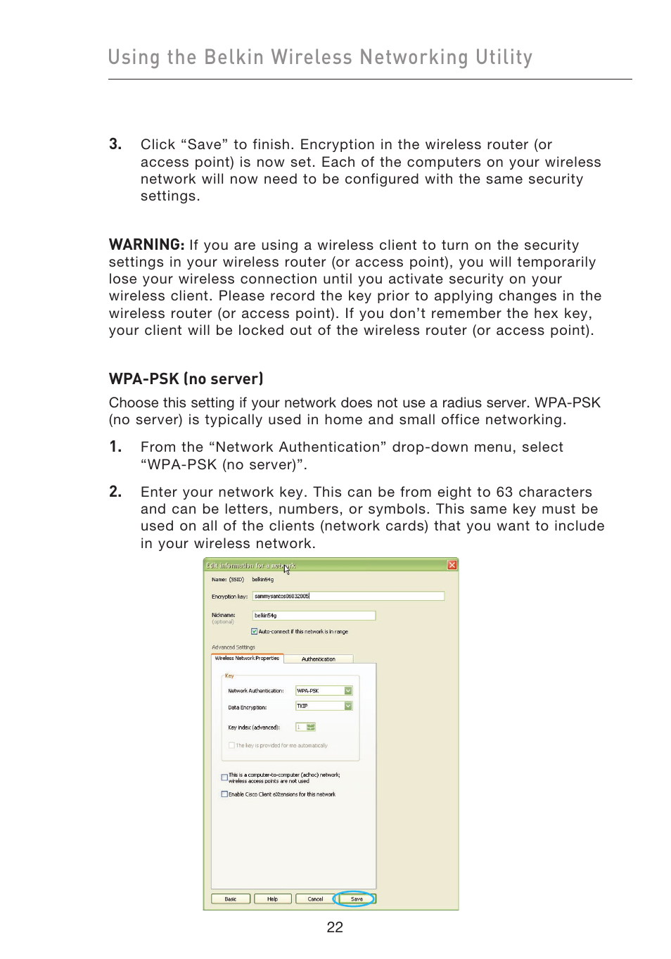 Using the belkin wireless networking utility | Belkin F5D9050UK User Manual | Page 24 / 251