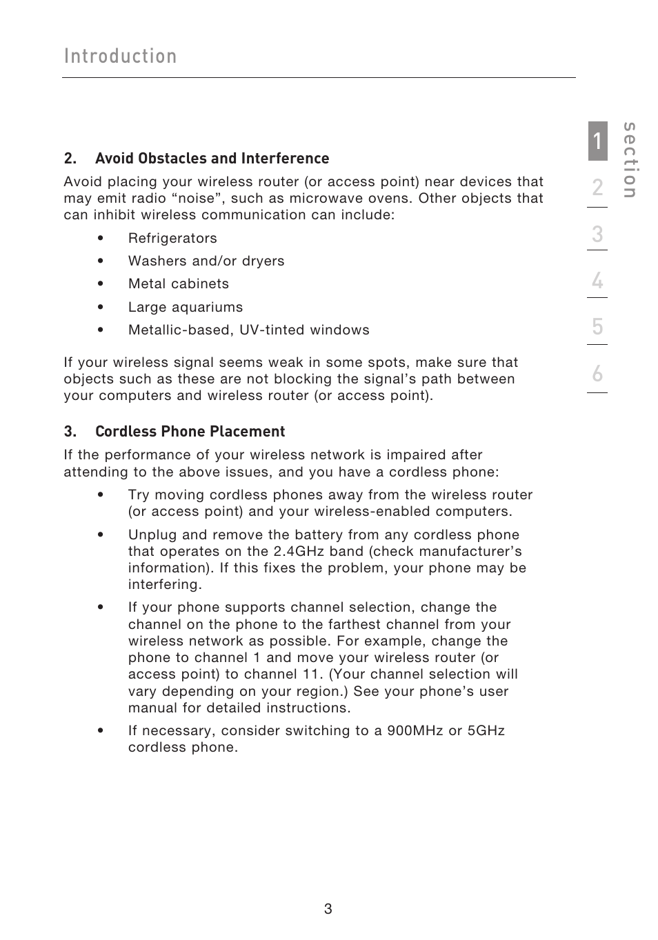 Introduction, Introduction se ct io n | Belkin F5D9050UK User Manual | Page 5 / 251