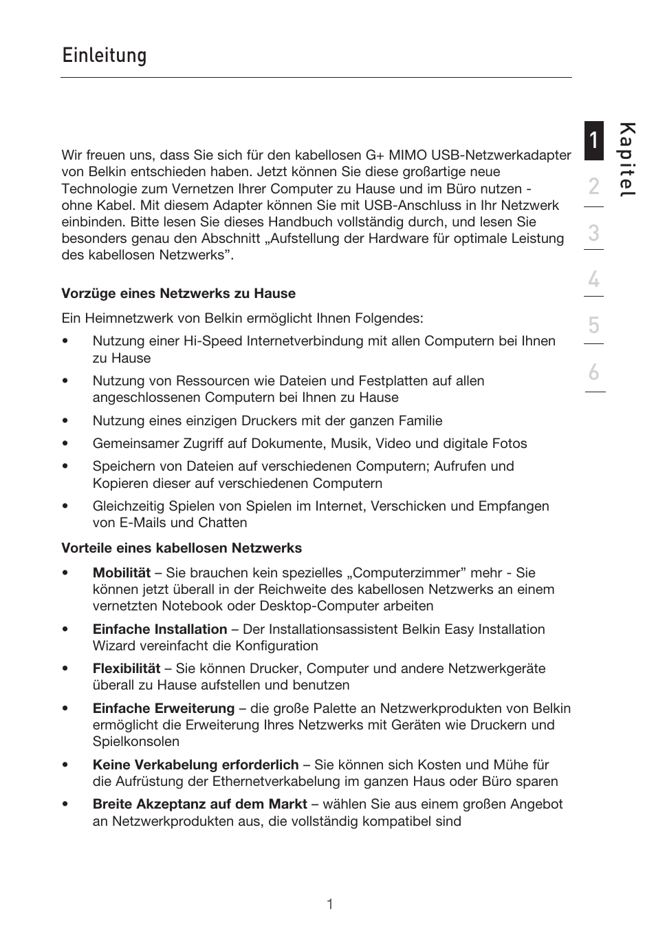 Einleitung k ap ite l | Belkin F5D9050UK User Manual | Page 87 / 251