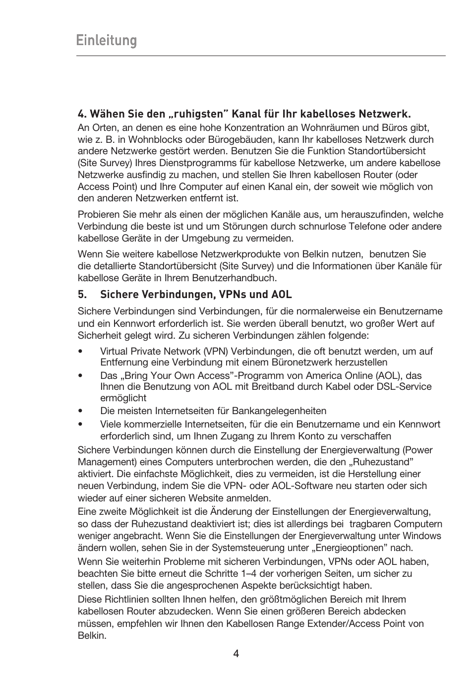 Einleitung | Belkin F5D9050UK User Manual | Page 90 / 251