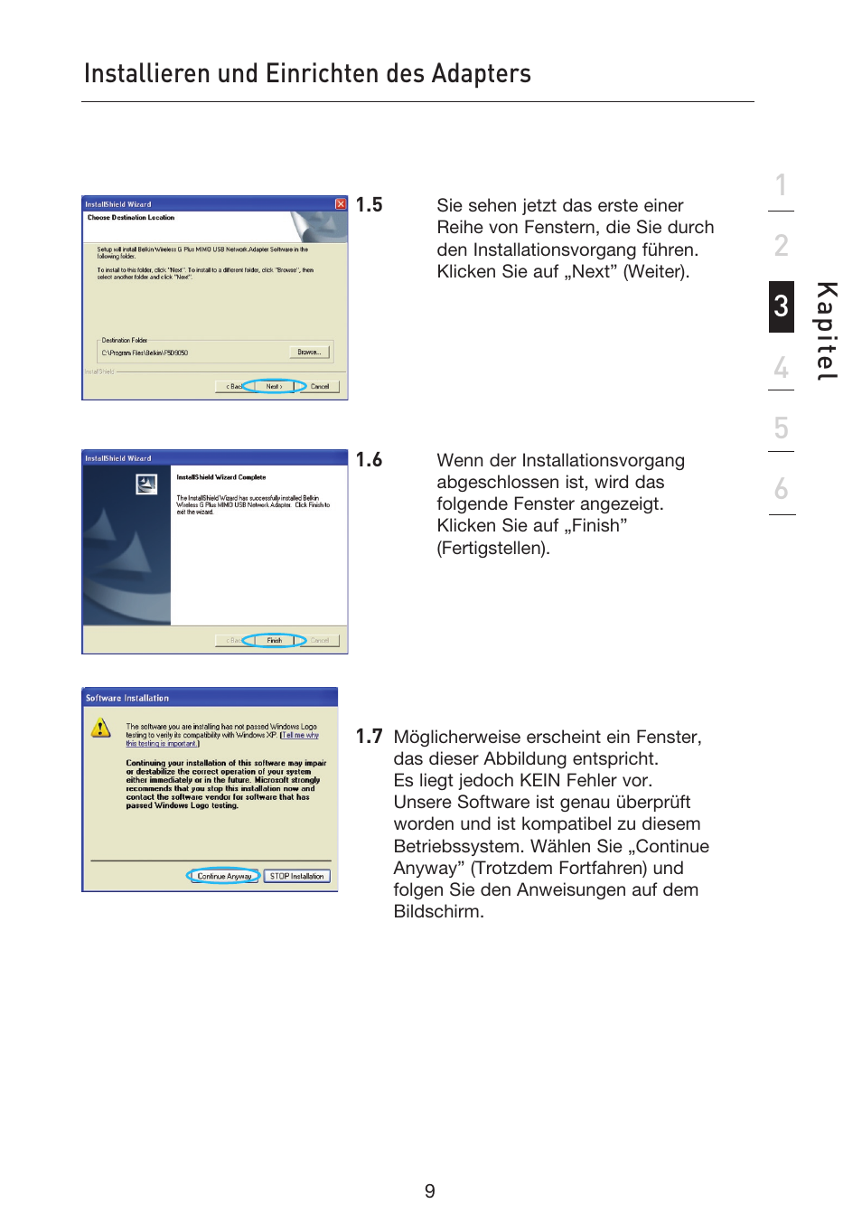 Belkin F5D9050UK User Manual | Page 95 / 251
