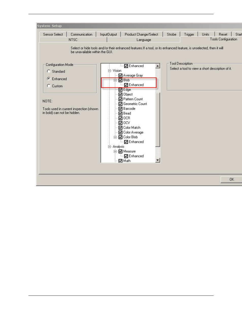 Blob sort | Banner PresencePLUS P4 COLOR Series User Manual | Page 130 / 384