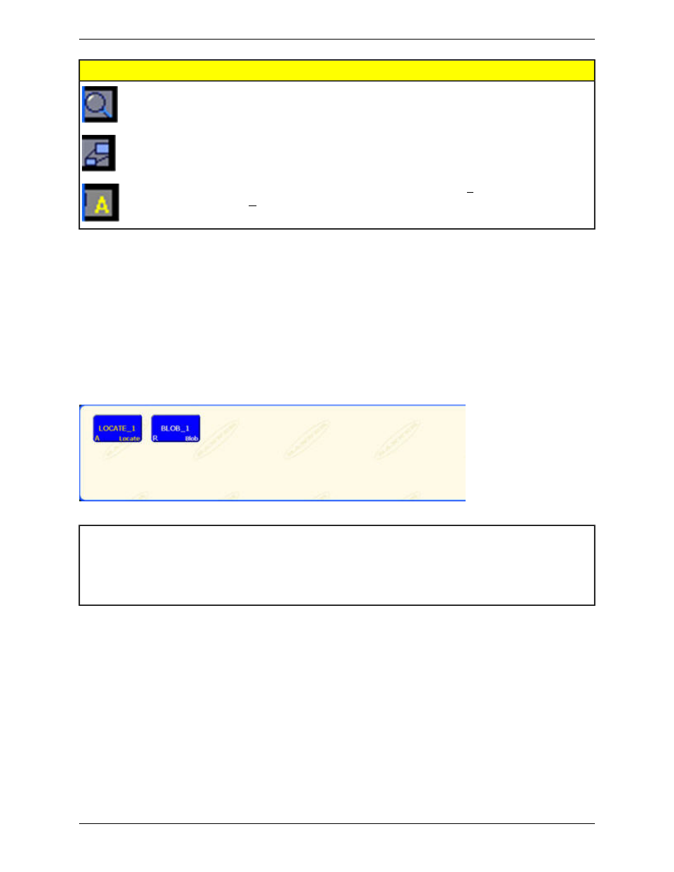 3 navigation/results window, Navigation buttons, Absolute and relative tools | Banner PresencePLUS P4 COLOR Series User Manual | Page 14 / 384