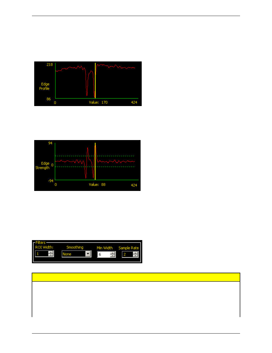 Filters | Banner PresencePLUS P4 COLOR Series User Manual | Page 146 / 384