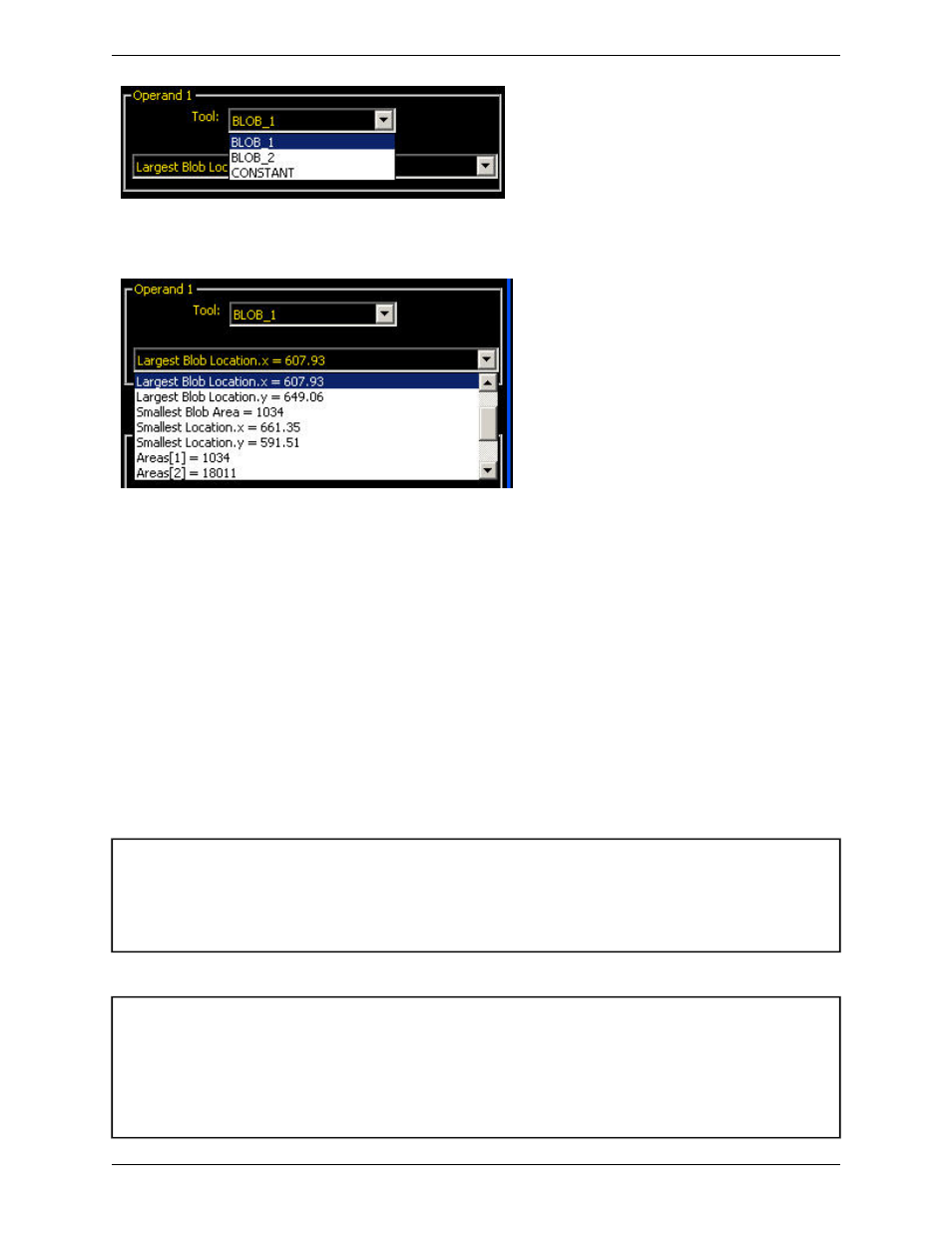 Arithmetic operations, Relational operations | Banner PresencePLUS P4 COLOR Series User Manual | Page 265 / 384