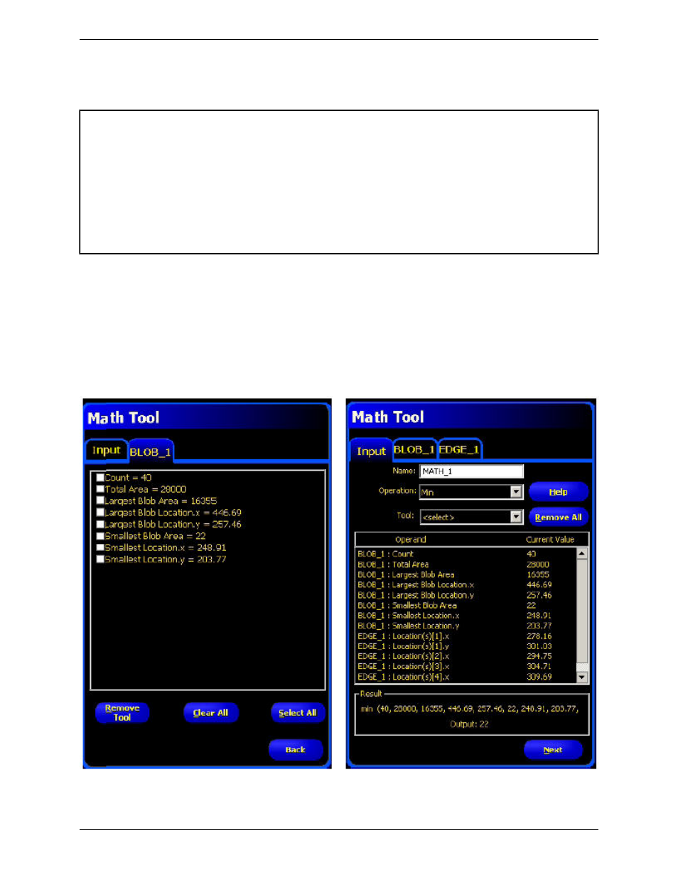 Two operand functions, Multiple operand operations | Banner PresencePLUS P4 COLOR Series User Manual | Page 266 / 384