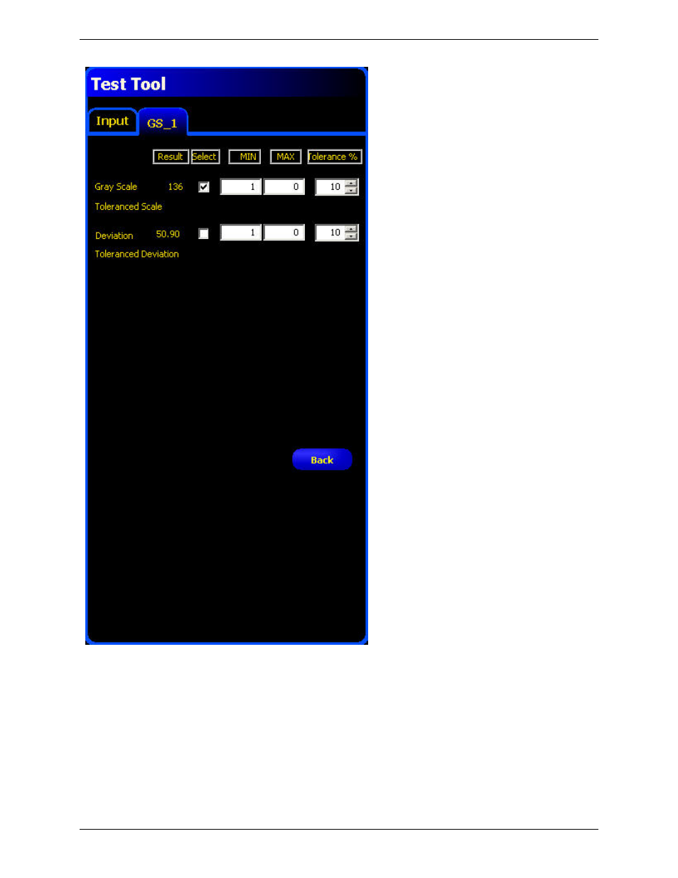 Test tool blob and color blob tab | Banner PresencePLUS P4 COLOR Series User Manual | Page 302 / 384