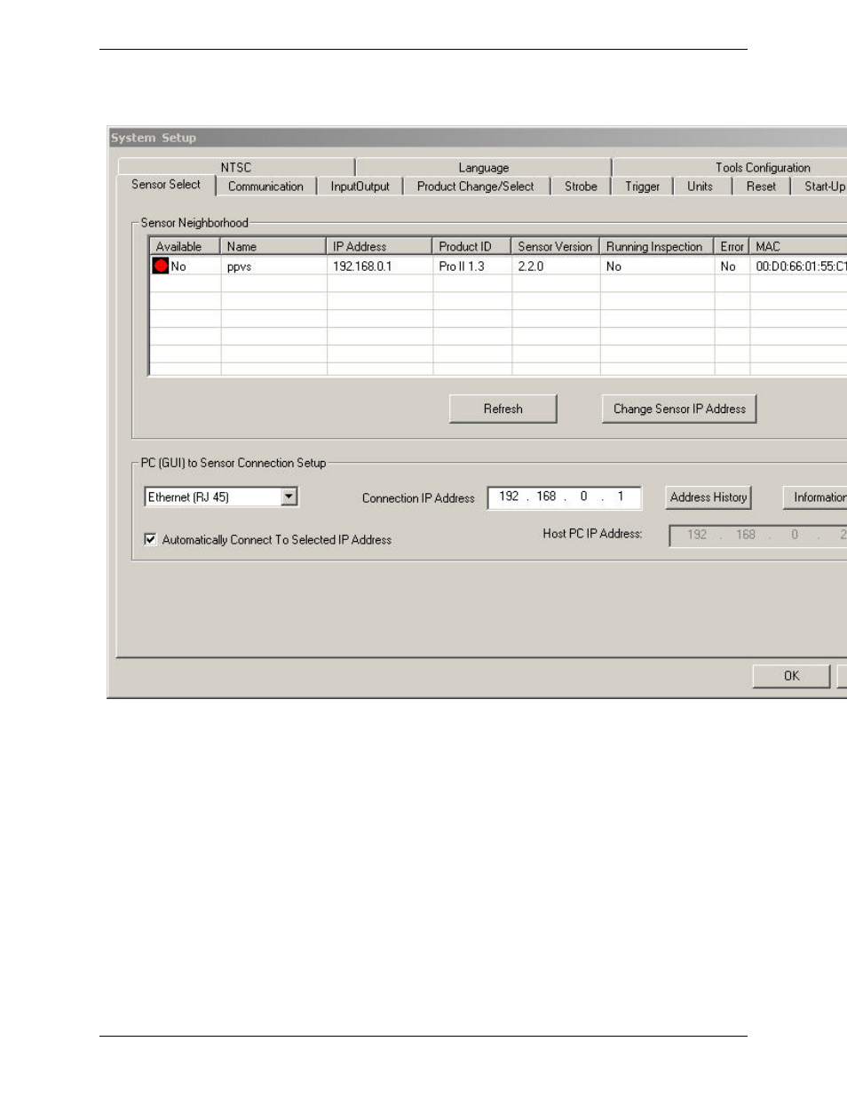 1 change sensor ip address | Banner PresencePLUS P4 COLOR Series User Manual | Page 46 / 384