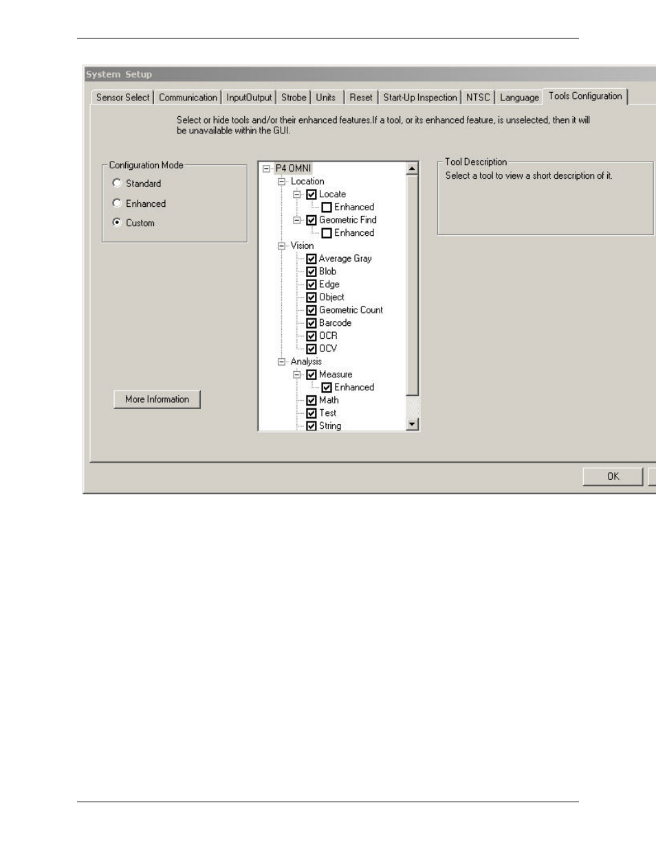 1 standard mode, 2 enhanced mode, 3 custom mode | Banner PresencePLUS P4 COLOR Series User Manual | Page 91 / 384