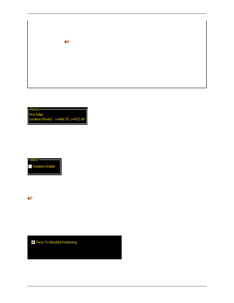 Results, Select, Advanced tab | Banner PresencePLUS P4 COLOR Series User Manual | Page 99 / 384