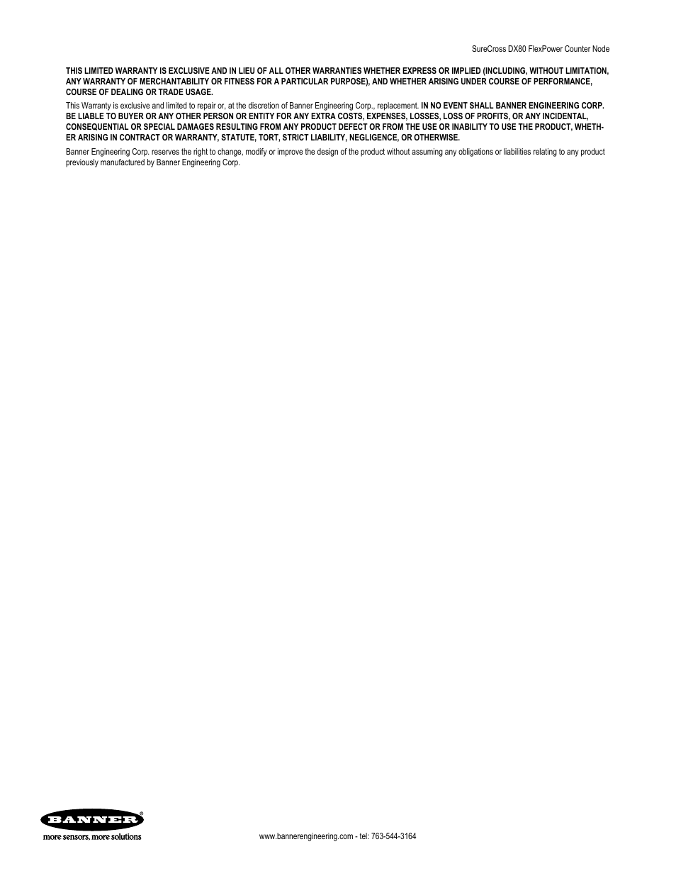 Banner SureCross DX80 Wireless Networks User Manual | Page 12 / 12