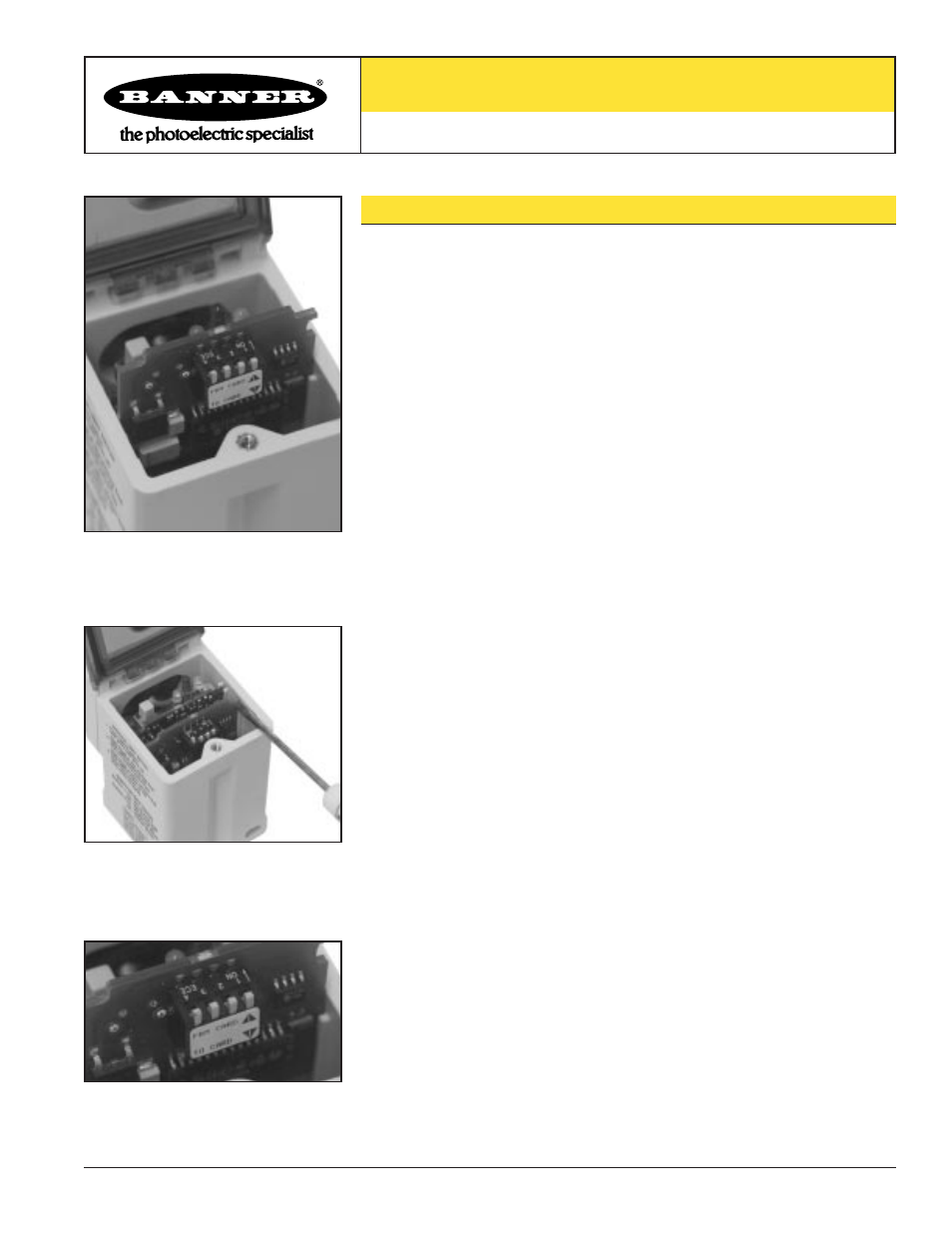 Banner U-GAGE Q45U Series—Analog User Manual | 2 pages