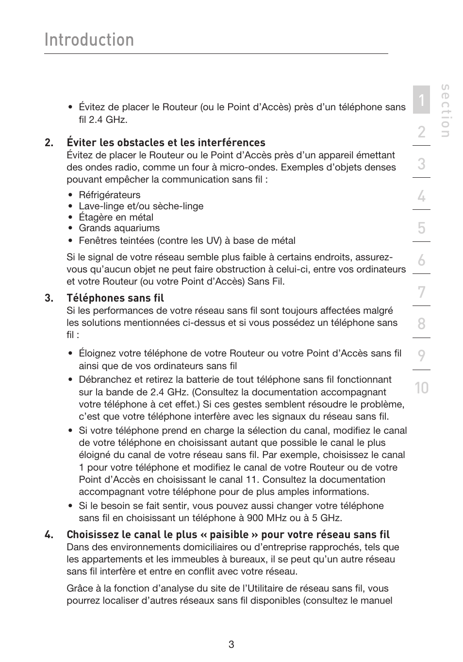 Introduction, Se ct io n | Belkin F5D9230UK4 User Manual | Page 117 / 667