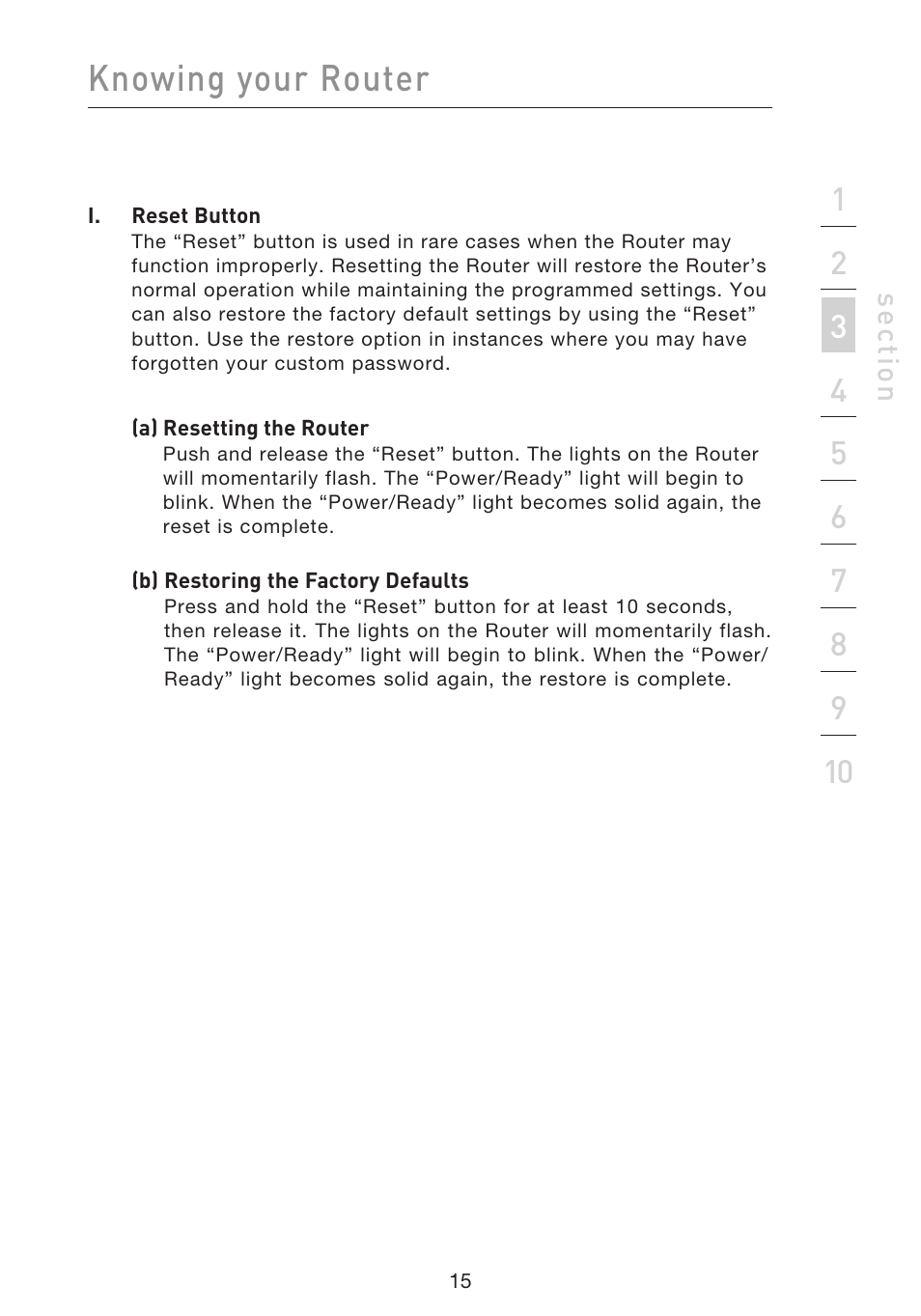 Knowing your router | Belkin F5D9230UK4 User Manual | Page 17 / 667