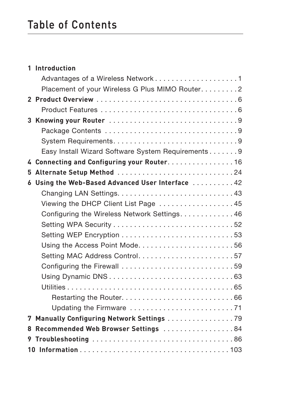 Belkin F5D9230UK4 User Manual | Page 2 / 667
