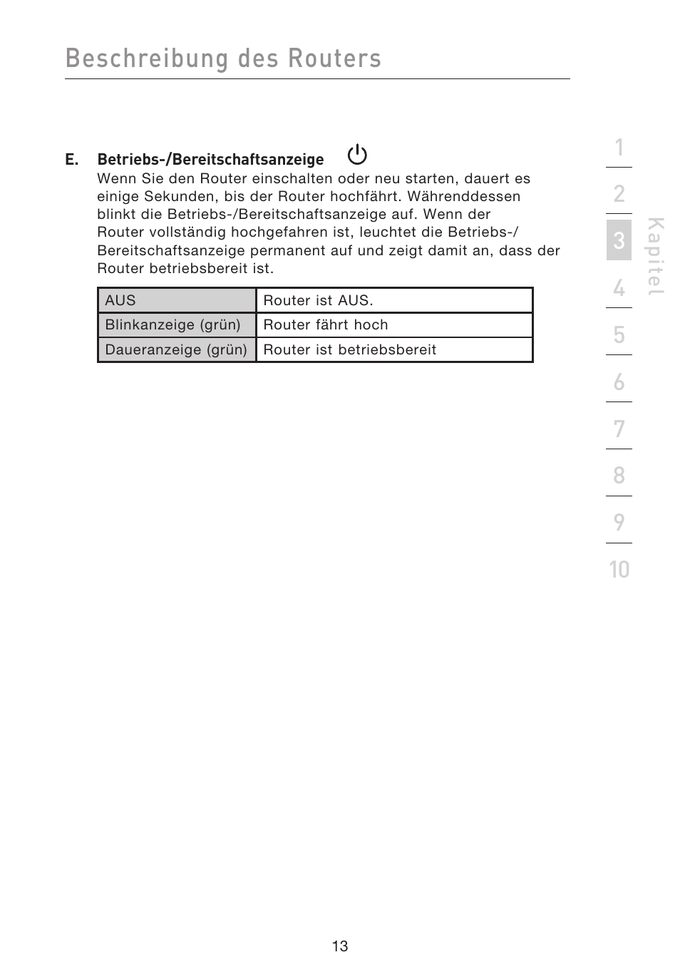 Beschreibung des routers, Kap ite l | Belkin F5D9230UK4 User Manual | Page 238 / 667
