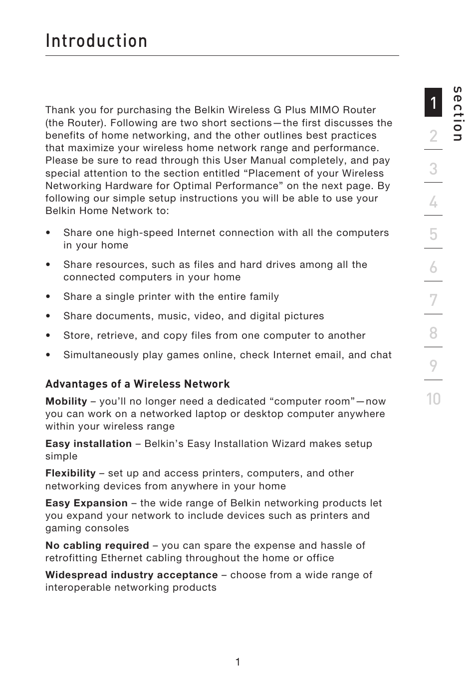 Introduction | Belkin F5D9230UK4 User Manual | Page 3 / 667