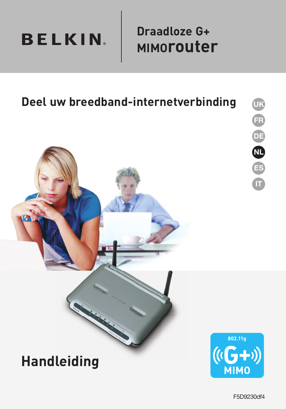 Router, Handleiding | Belkin F5D9230UK4 User Manual | Page 335 / 667