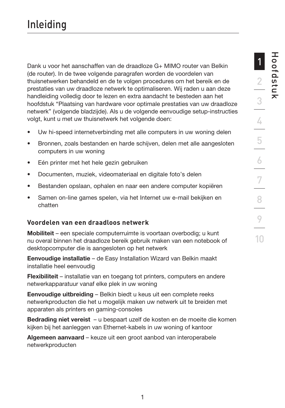 Inleiding | Belkin F5D9230UK4 User Manual | Page 337 / 667