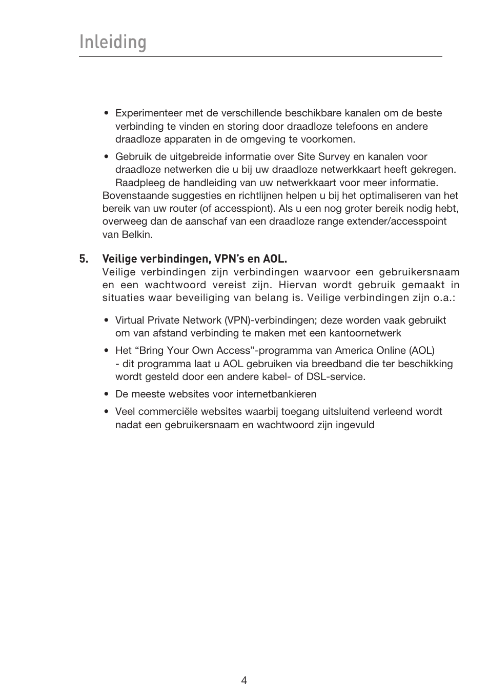 Inleiding | Belkin F5D9230UK4 User Manual | Page 340 / 667