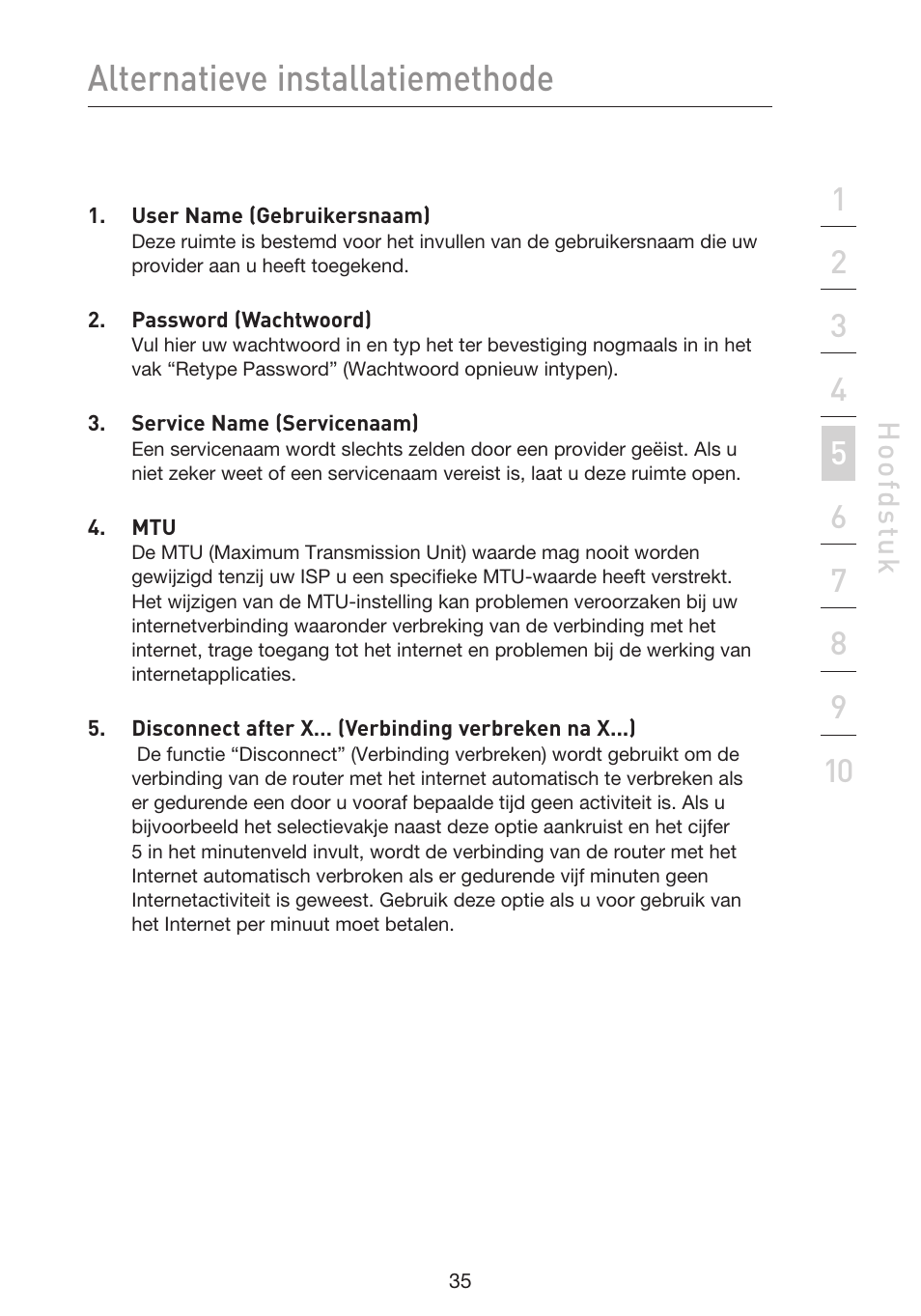 Alternatieve installatiemethode | Belkin F5D9230UK4 User Manual | Page 371 / 667