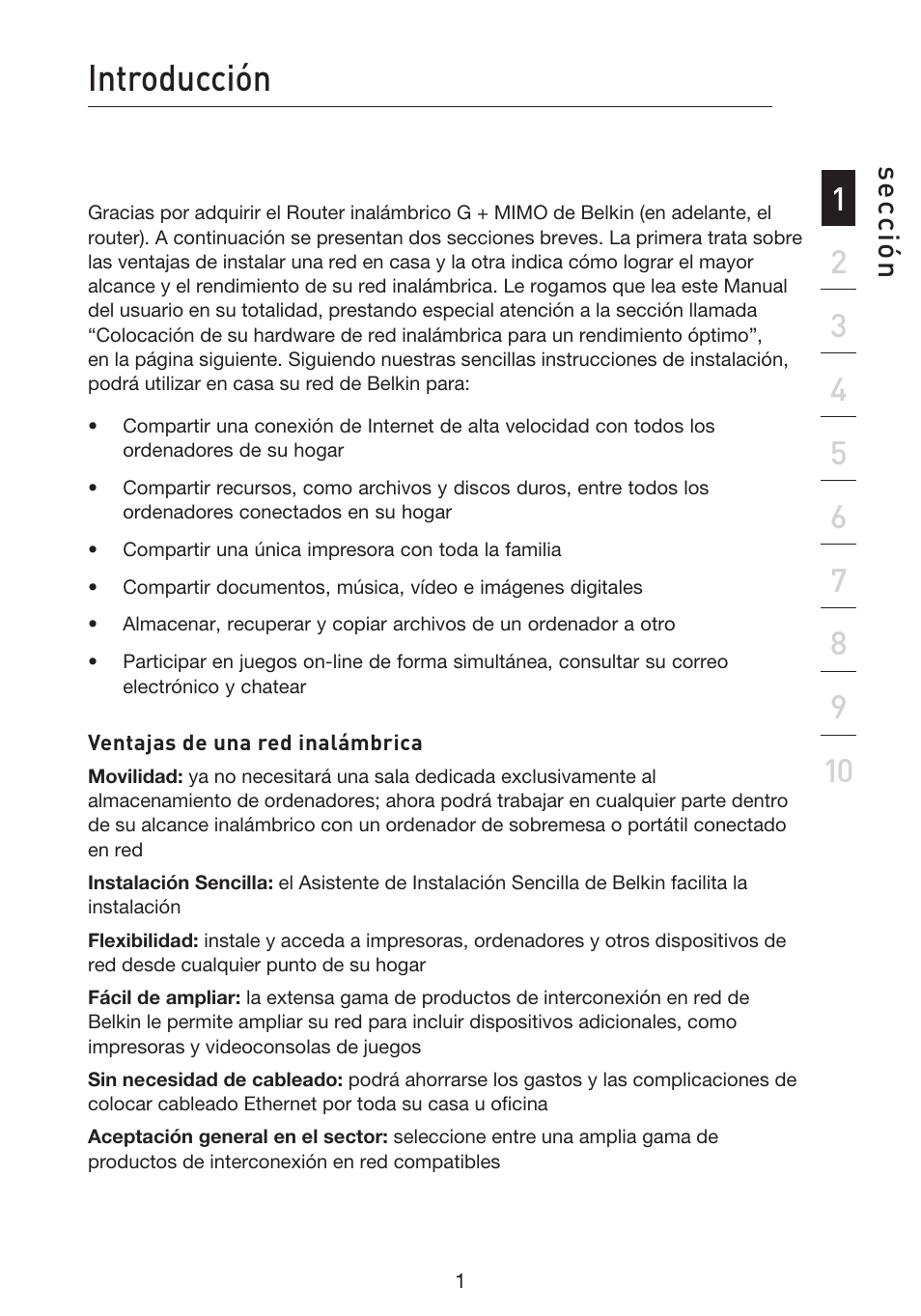 Introducción | Belkin F5D9230UK4 User Manual | Page 448 / 667