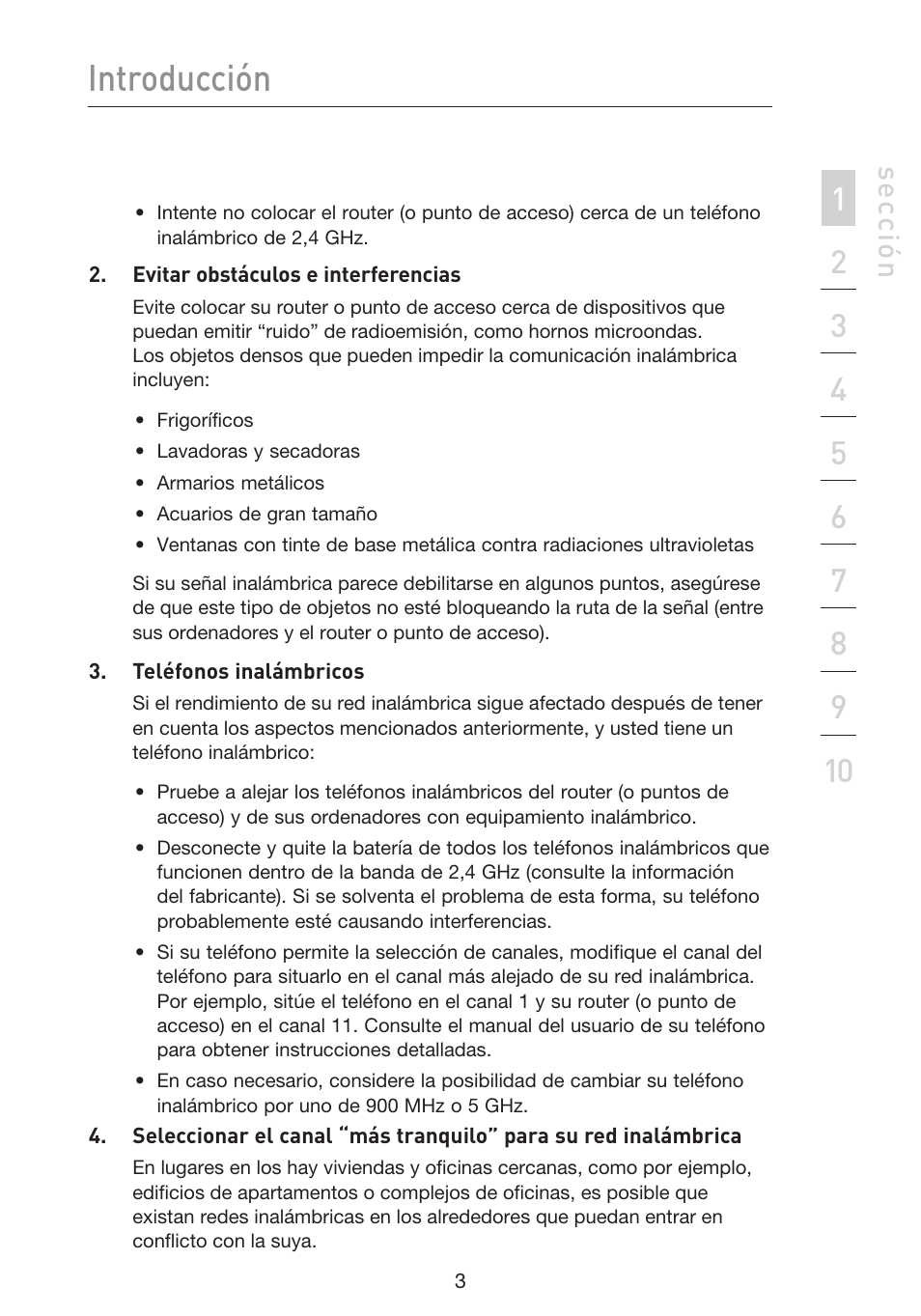 Introducción, Se cc ió n | Belkin F5D9230UK4 User Manual | Page 450 / 667