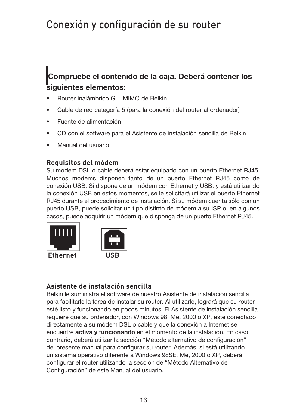 Conexión y configuración de su router | Belkin F5D9230UK4 User Manual | Page 463 / 667