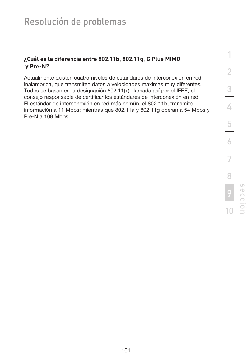 Resolución de problemas | Belkin F5D9230UK4 User Manual | Page 548 / 667