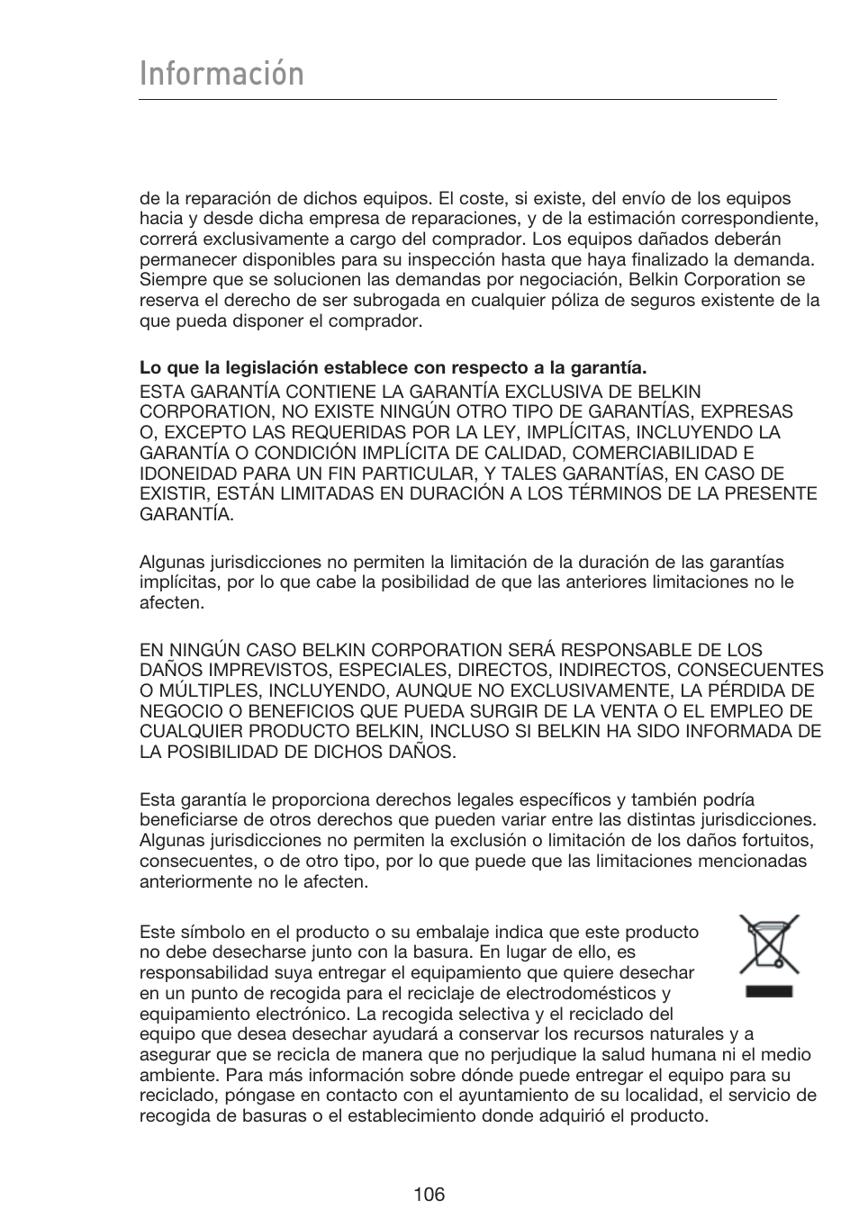 Información | Belkin F5D9230UK4 User Manual | Page 553 / 667