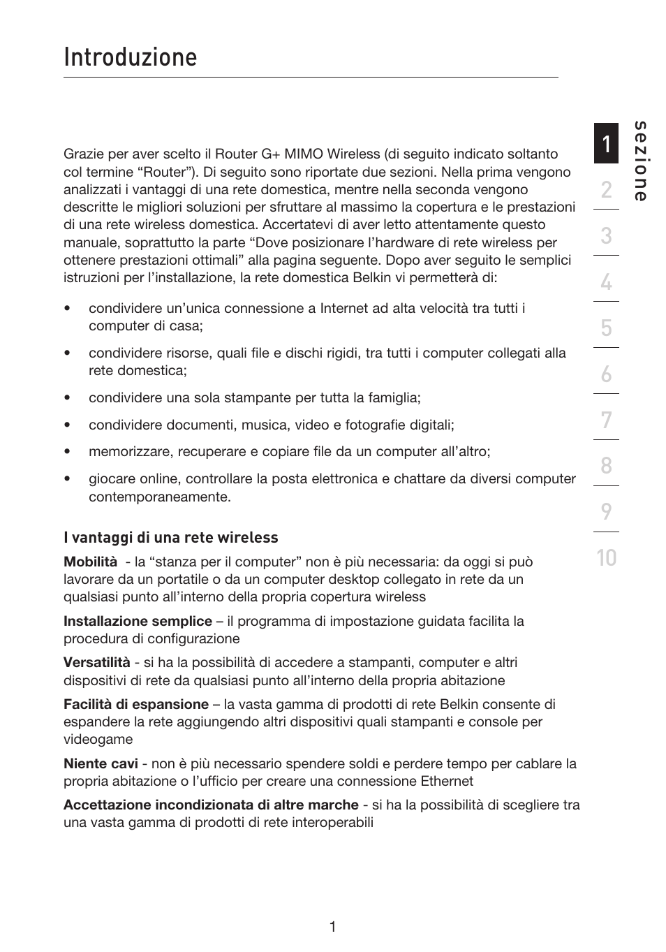 Introduzione | Belkin F5D9230UK4 User Manual | Page 559 / 667