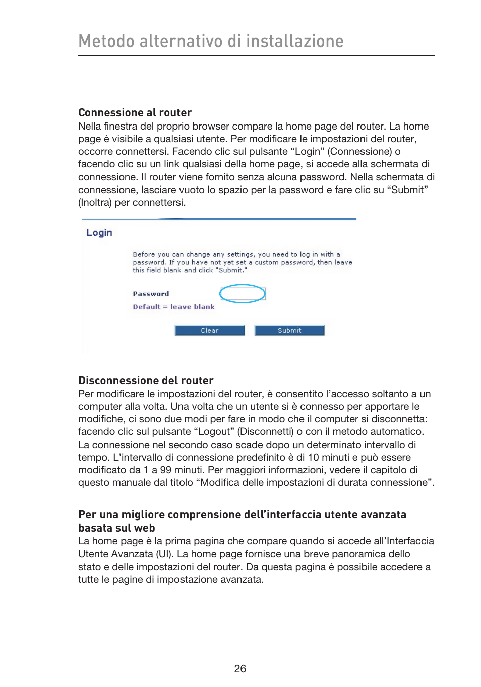 Metodo alternativo di installazione | Belkin F5D9230UK4 User Manual | Page 584 / 667