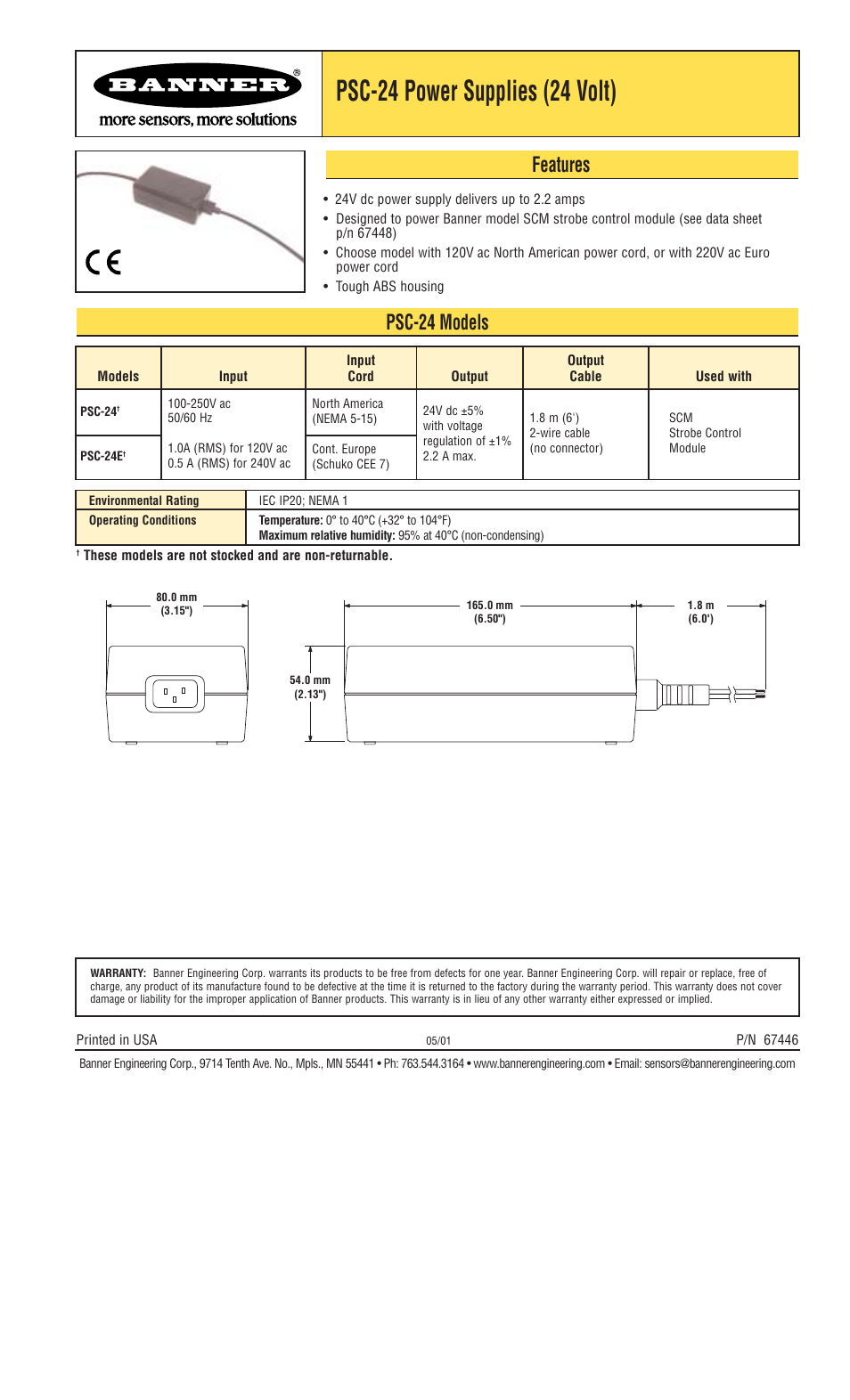 Banner PresencePLUS Interface Modules User Manual | 1 page