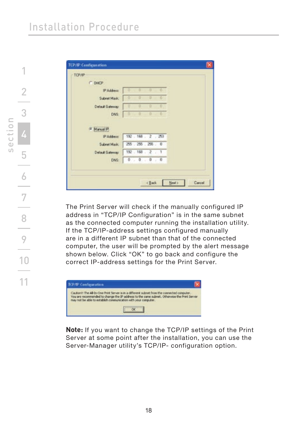 Installation procedure | Belkin F1UP002 User Manual | Page 18 / 64