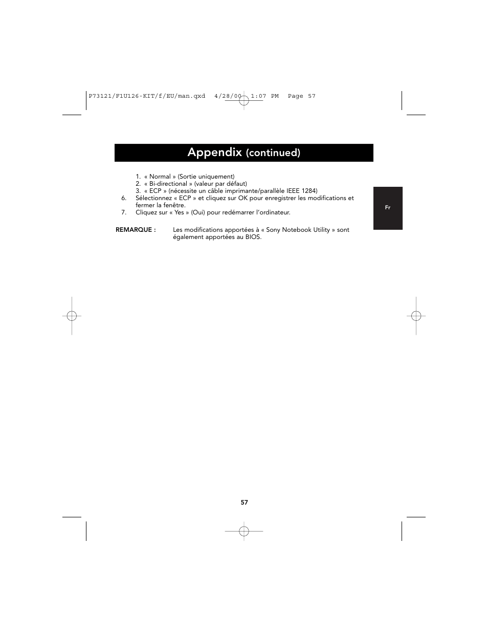 Appendix, Continued) | Belkin F1U126-KIT User Manual | Page 61 / 148