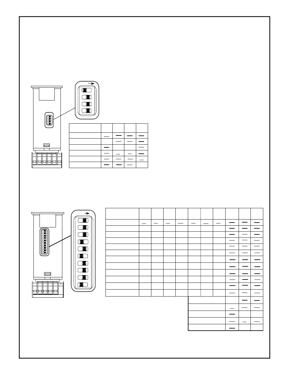 Amplifier programming, Timing logic programming, All cd series modules) | Cd5 models), Switches #2 and #3, Switch #4, Switch #1 | Banner MAXI-AMP Series User Manual | Page 5 / 24