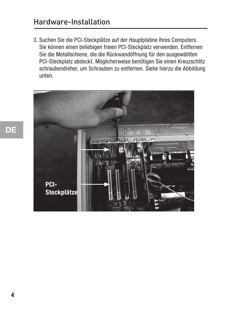 De hardware-installation | Belkin F5U502 User Manual | Page 44 / 112