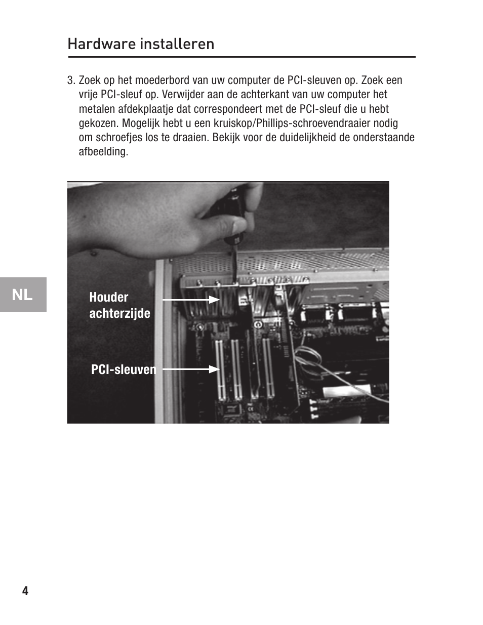 Nl hardware installeren | Belkin F5U502 User Manual | Page 62 / 112