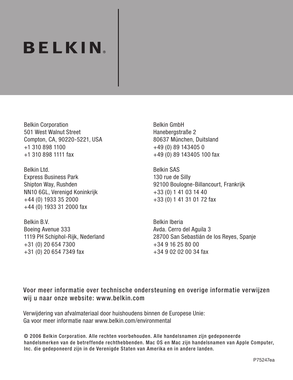 Belkin F5U502 User Manual | Page 74 / 112