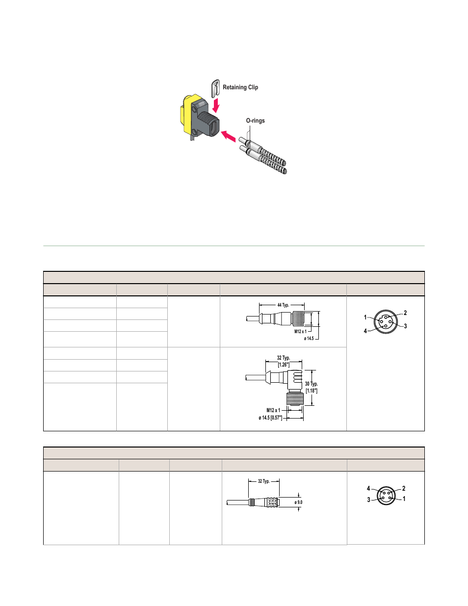 Accessories, Installing glass fibers qs18v f | Banner WORLD-BEAM QS18 Standard Series User Manual | Page 8 / 10