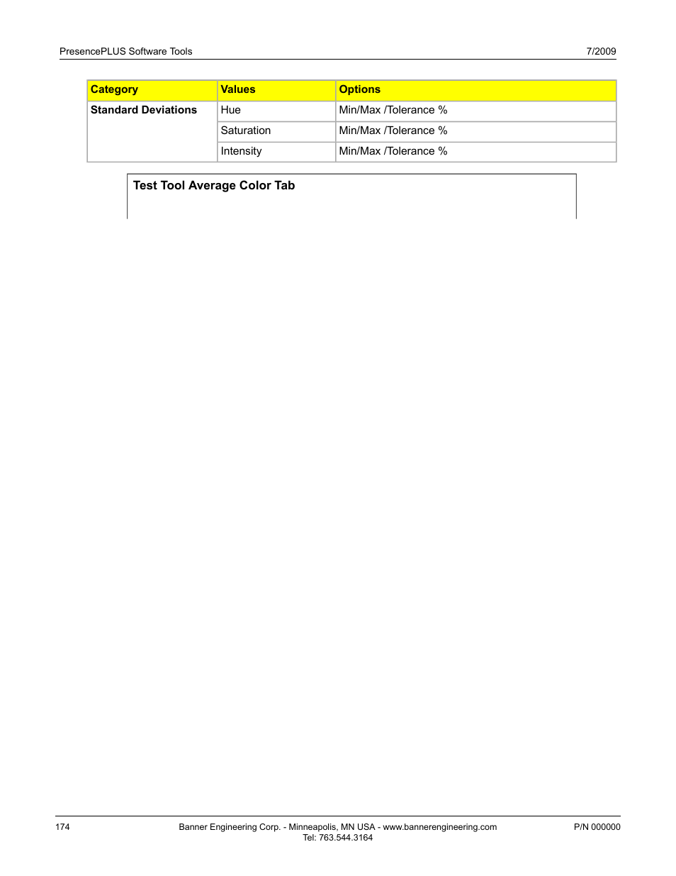 Banner PresencePLUS P4 Series User Manual | Page 174 / 254